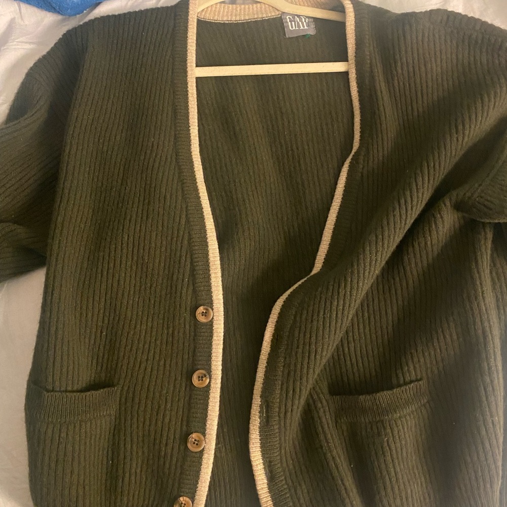 Gap vintage 100% wool cardigan